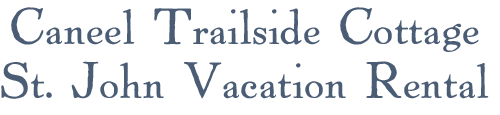 Caneel Trailside Cottage St. John Vacation Rental